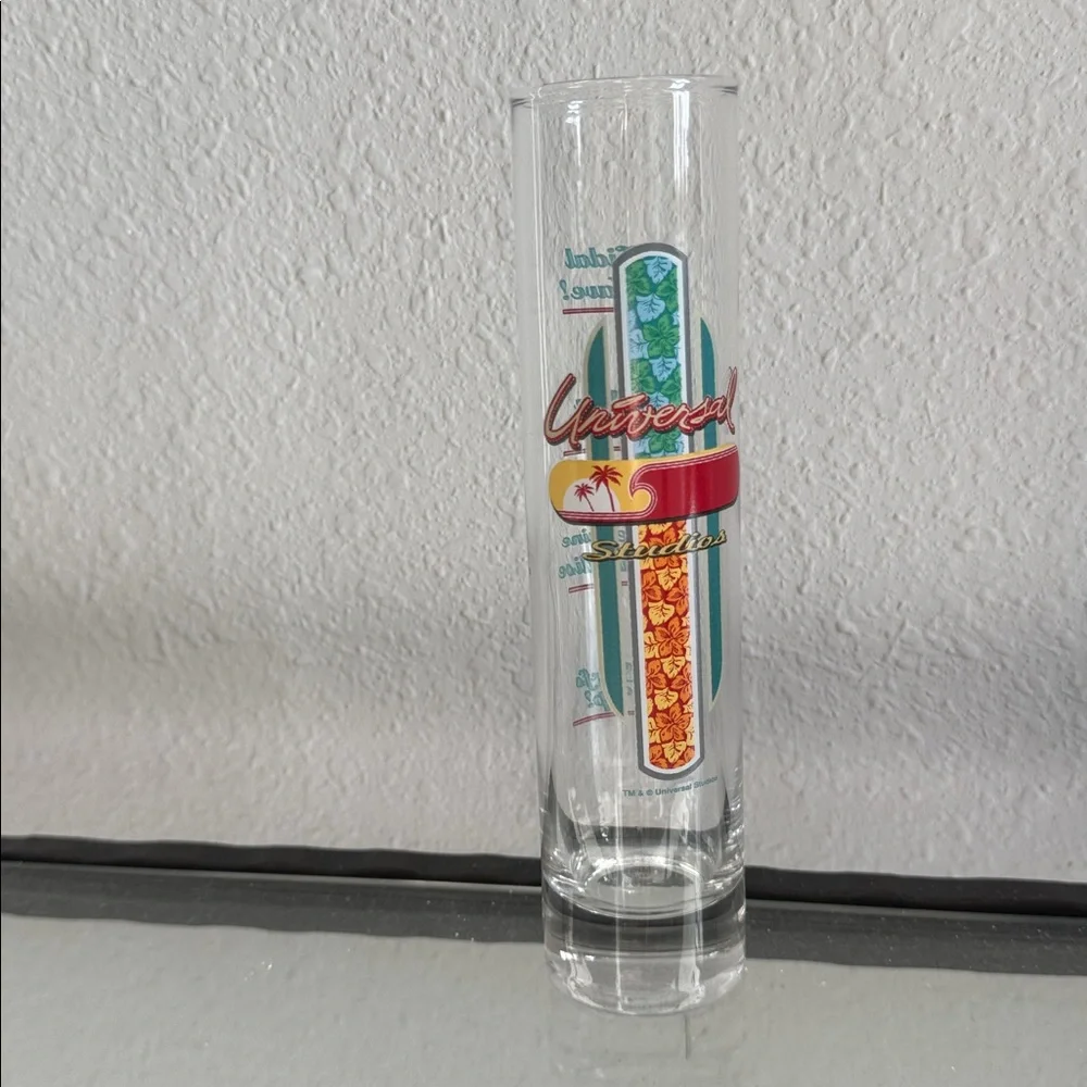 Universal Studios Four Shot Glass Surf’s Up Paradise Big Kahuna Tidal Wave